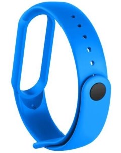 Сменный браслет для Xiaomi Mi Band 5 6 голубой Bingo