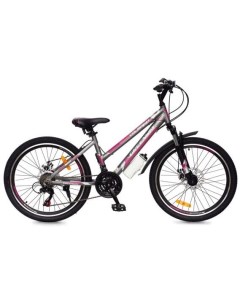 Велосипед COLIBRI H 27 5 р 17 серый розовый Greenway