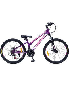 Велосипед Prime 24 р 12 фиолетовый белый Codifice
