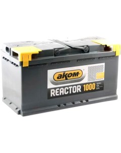 Автомобильный аккумулятор Реактор 6СТ 100 Евро 600020009 100 А ч Akom