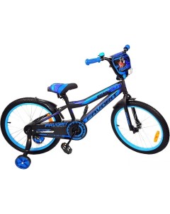 Велосипед детский Biker 20 2019 черный синий BIK P20BL Favorit