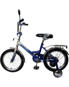 Детский велосипед 001 Pionero 16 серебристый синий Amigo