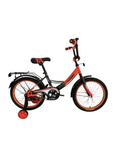 Велосипед детский 001 Classic 18 черный оранжевый Amigo