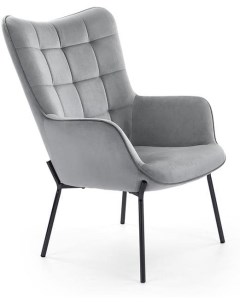 Кресло CASTEL серый черный Halmar