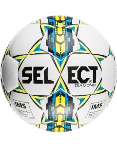Футбольный мяч Diamond 3 White Blue Select