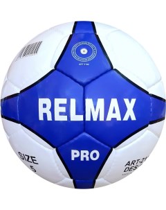 Футбольный мяч 2100 PRO FIFA Approved размер 5 белый синий Relmax