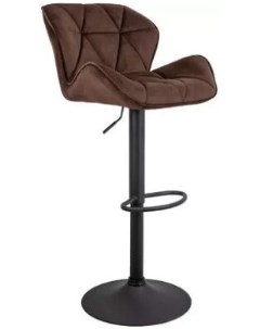 Барный стул AKS Berlin шоколадный велюр HCJ 10 черный Akshome
