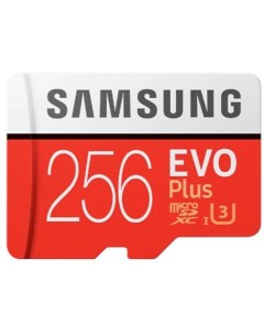 Карта памяти MicroSD EVO plus 256 ГБ MB MC256HA RU Samsung