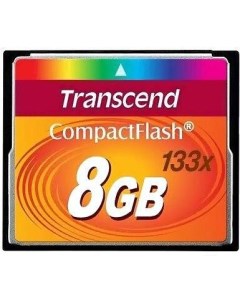 Карта памяти 133x CompactFlash 8 Гб TS8GCF133 Transcend