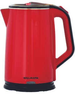 Электрочайник WEK 2012PS темно красный Willmark