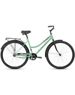 Велосипед City 28 low 2020 2021 зеленый черный RBK22AL28023 Altair