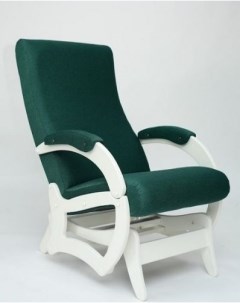 Кресло качалка 5 Bahama emerald ноги белые Бастион