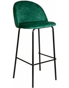 Барный стул Icon зеленый велюр HLR 56 черный Akshome