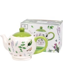 Заварочный чайник Herbal Green 980 мл L2520930 Choosing porcelain