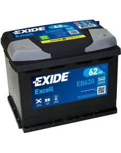 Автомобильный аккумулятор Excell EB620 62 А ч Exide