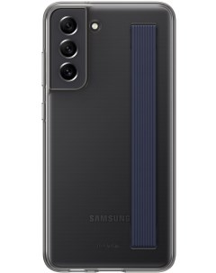 Чехол для телефона Slim Strap Cover S21 FE Dark Gray EF XG990CBEGRU Samsung