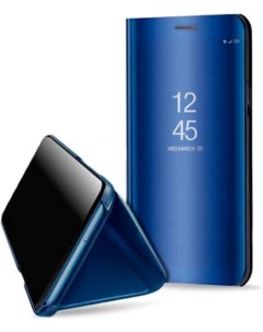 Чехол для телефона Flip для Samsung Galaxy A12 M12 голубой 40 552 Atomic
