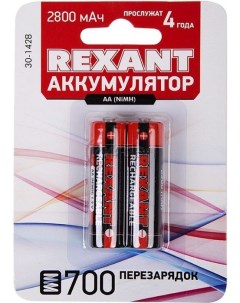 Батарейка аккумулятор зарядное 30 1428 2 шт Rexant