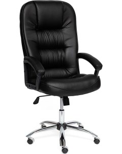 Офисное кресло СН9944 Хром кожзам 36 6 черный Tetchair