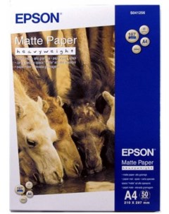 Фотобумага Matte Paper Heavyweight A4 50 листов C13S041256 Epson