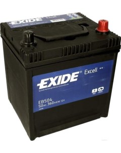 Аккумулятор Excell 50 JR EB504 50 А ч Exide