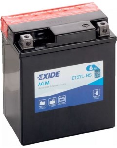 Аккумулятор ETX7L BS Exide