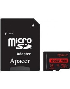 Карта памяти Карта памяти SDXC micro 64GB AP64GMCSX10U5 R AP64GMCSX10U5 R Apacer