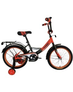 Велосипед детский 001 Classic 16 черный оранжевый Amigo