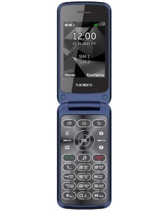 Мобильный телефон TM 408 синий 126981 Texet