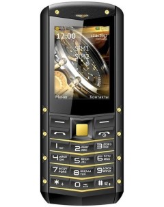 Мобильный телефон TM 520R черный желтый Texet
