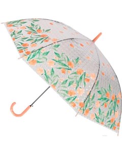 Зонт трость МихиМихи Цветочки с 3D эффектом оранжевый MM10409 Михи михи