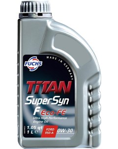 Моторное масло Titan Supersyn F Eco FE 0W30 1л 601223389 Fuchs