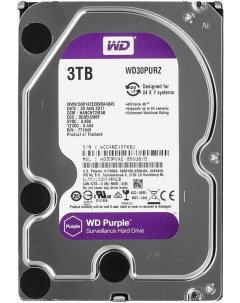 Жесткий диск Purple 3TB 30PURZ Wd