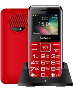 Мобильный телефон TM B319 красный 127048 Texet