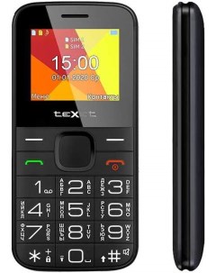 Мобильный телефон TM B201 черный Texet