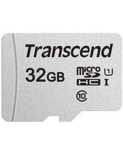 Карта памяти microSDHC 300S 32GB Class 10 UHS I U1 TS32GUSD300S A Transcend