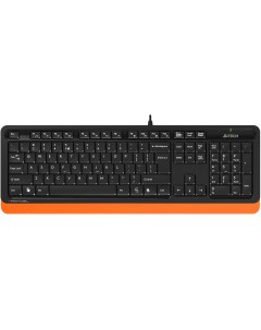 Клавиатура Fstyler FK10 USB черный оранжевый FK10 ORANGE A4tech