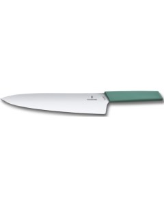 Кухонный нож Swiss Modern разделочный 250мм зеленый 6 9016 2543B Victorinox