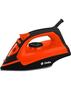 Утюг DL 755 черный оранжевый Delta