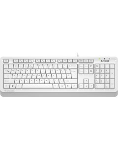 Клавиатура Fstyler USB белый серый FKS10 WHITE A4tech