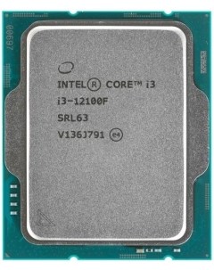 Процессор Core i3 12100F BOX Intel
