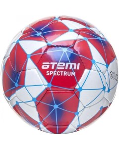Мяч футбольный Spectrum р 5 белый синий красный Atemi