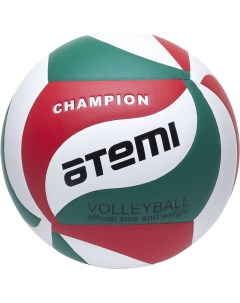 Волейбольный мяч Champion GWR зел бел кр Atemi