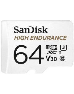 Карта памяти microSD 64GB microSDXC Class 10 UHS I U3 V30 Sandisk