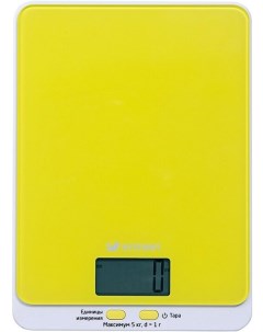 Кухонные весы KT 803 4 желтый Kitfort