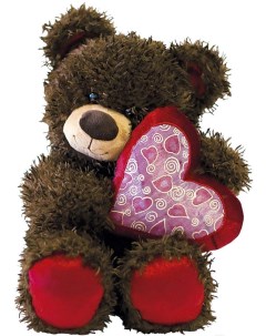 Мягкая игрушка Медвежонок Чиба с сердцем МЧС01 Fancy