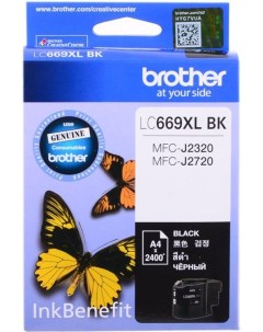 Картридж для принтера LC669XLBK Brother