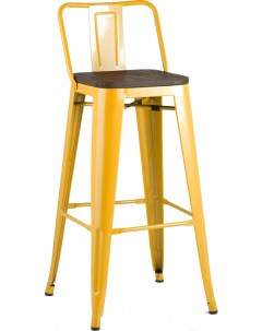 Барный стул Tolix Wood желтый YD H765E W LG 06 Stool group