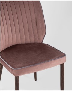 Барный стул Лоренс велюр пыльно розовый MC72C VELVET HLR 44 HLR 20EdgeDUAL Stool group