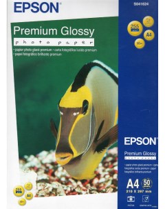 Фотобумага Premium Glossy Photo Paper A4 50 листов C13S041624 Epson